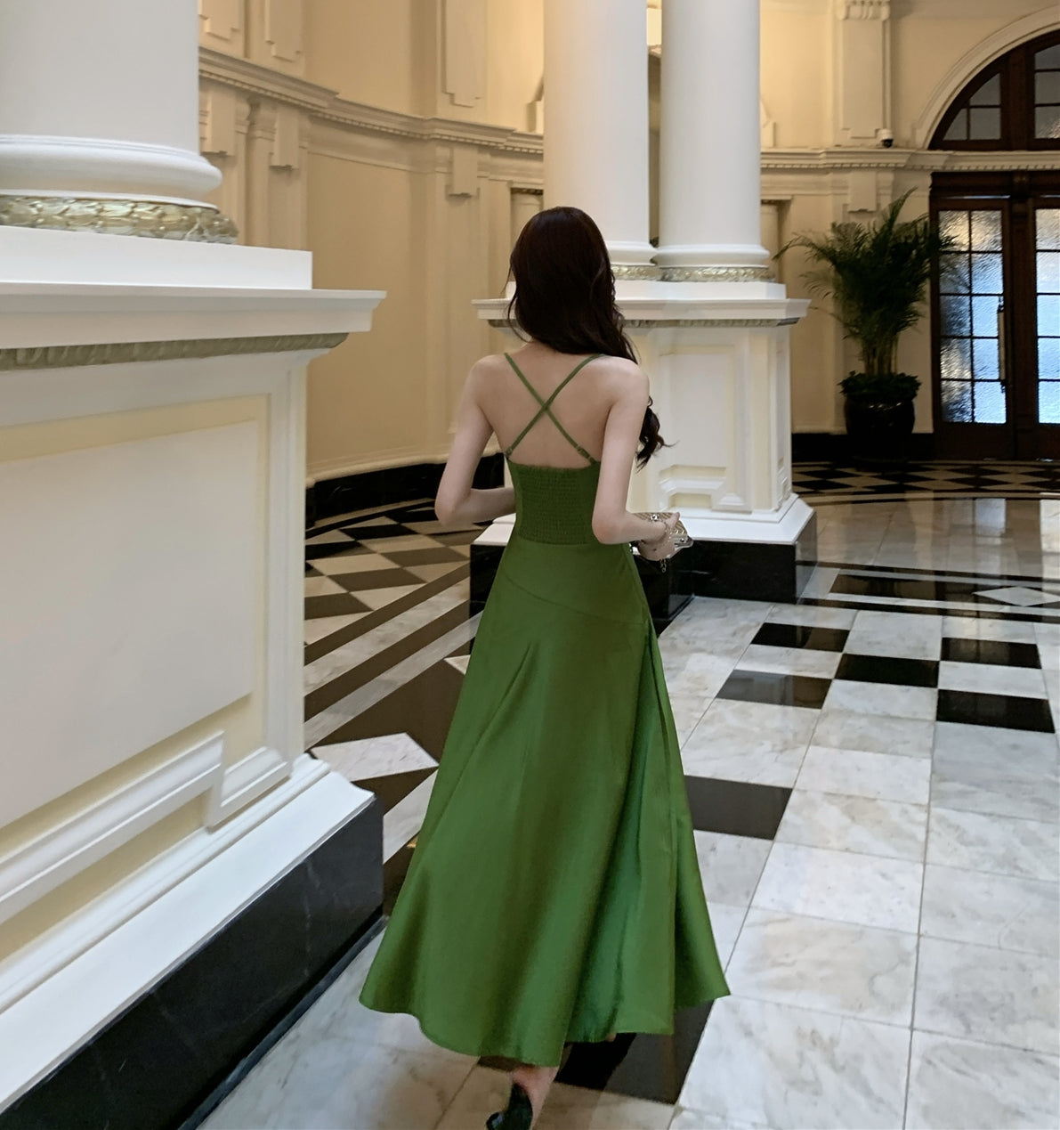 Velour dress (preorder/ 2 colours)