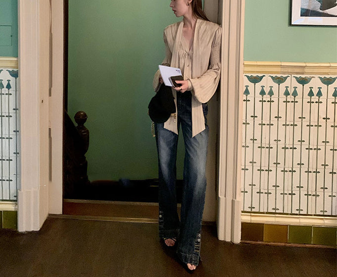 Billowy shirt top (preorder)