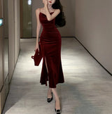 Gion velvet dress (preorder/ 2 colours)