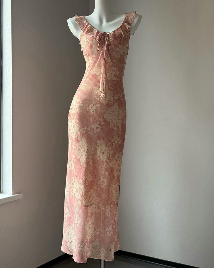 Raven floral dress (preorder)
