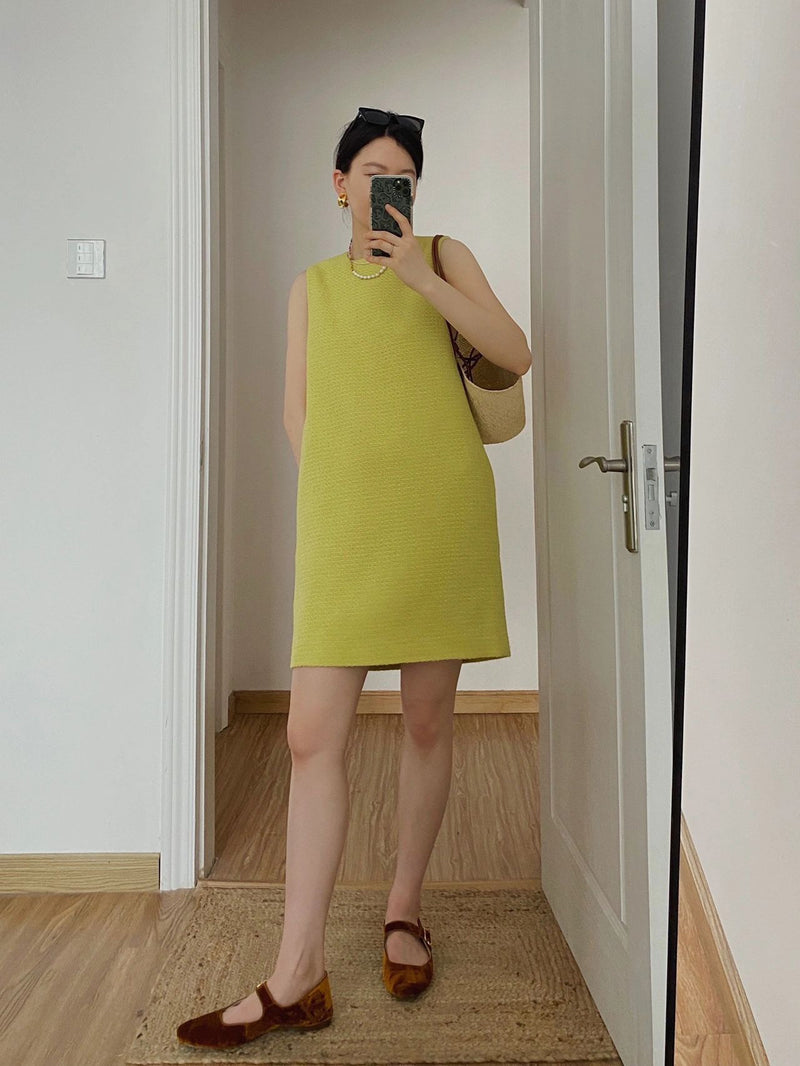 Citron dress (ready stock)