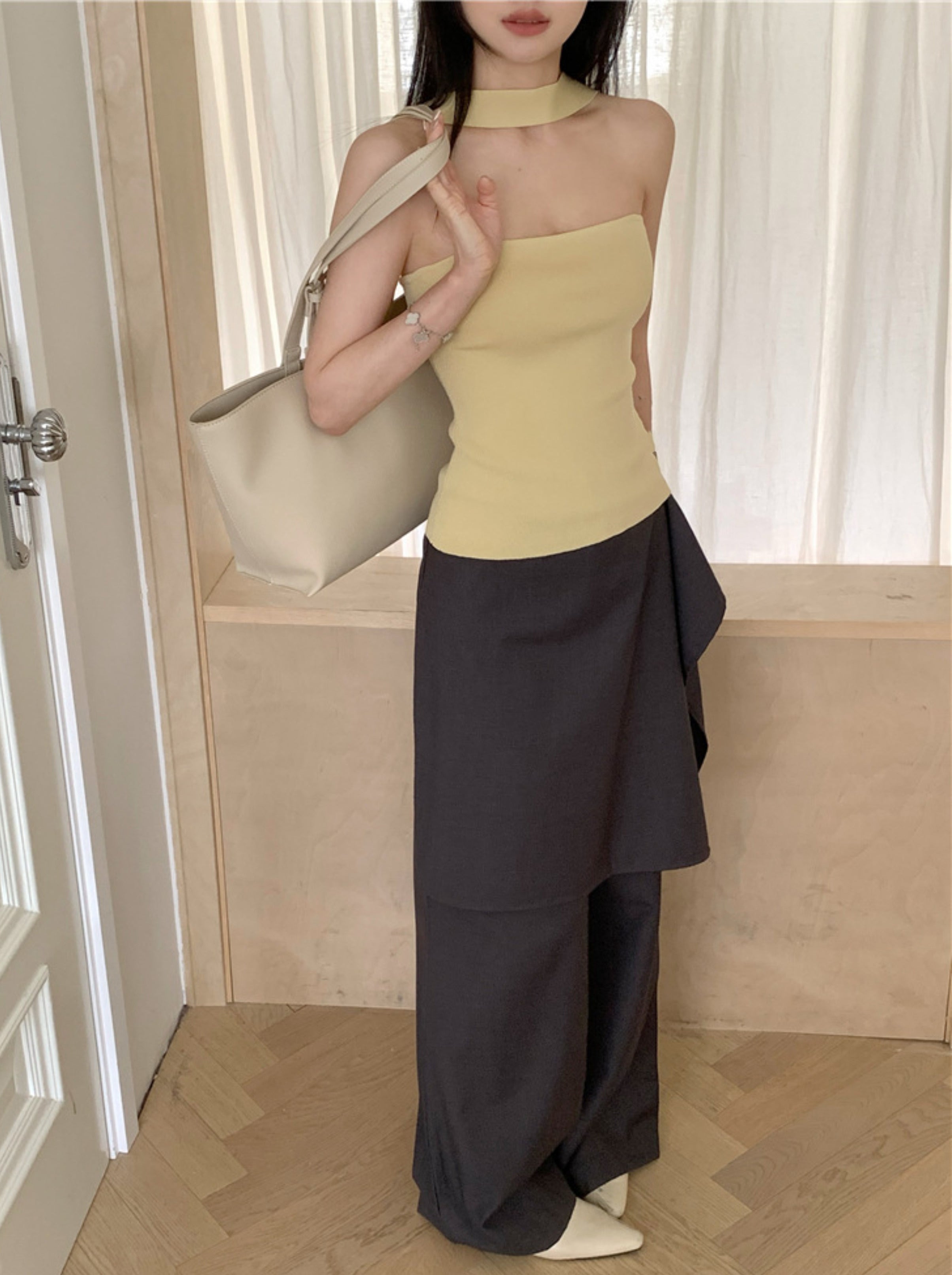 Penelope halterneck top (preorder/ 4 colours)