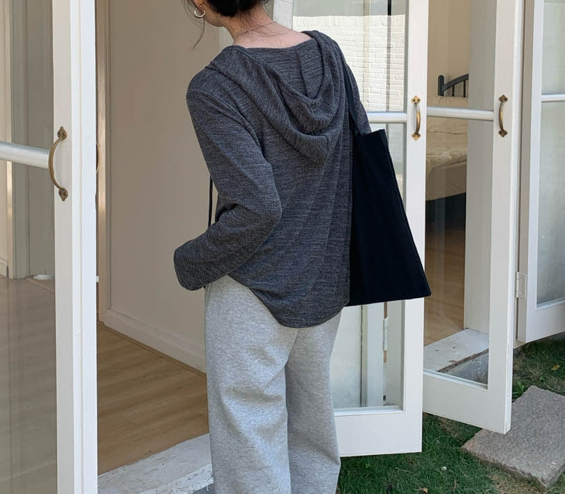 Hoodie slouch top (preorder/ 4 colours)