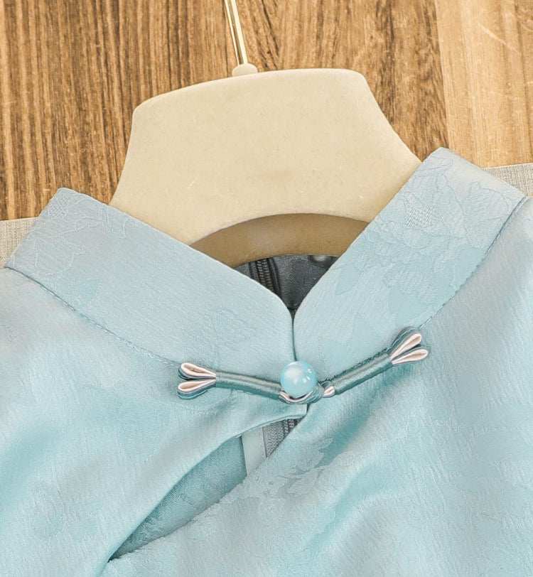 Bluebird cheongsam (preorder)