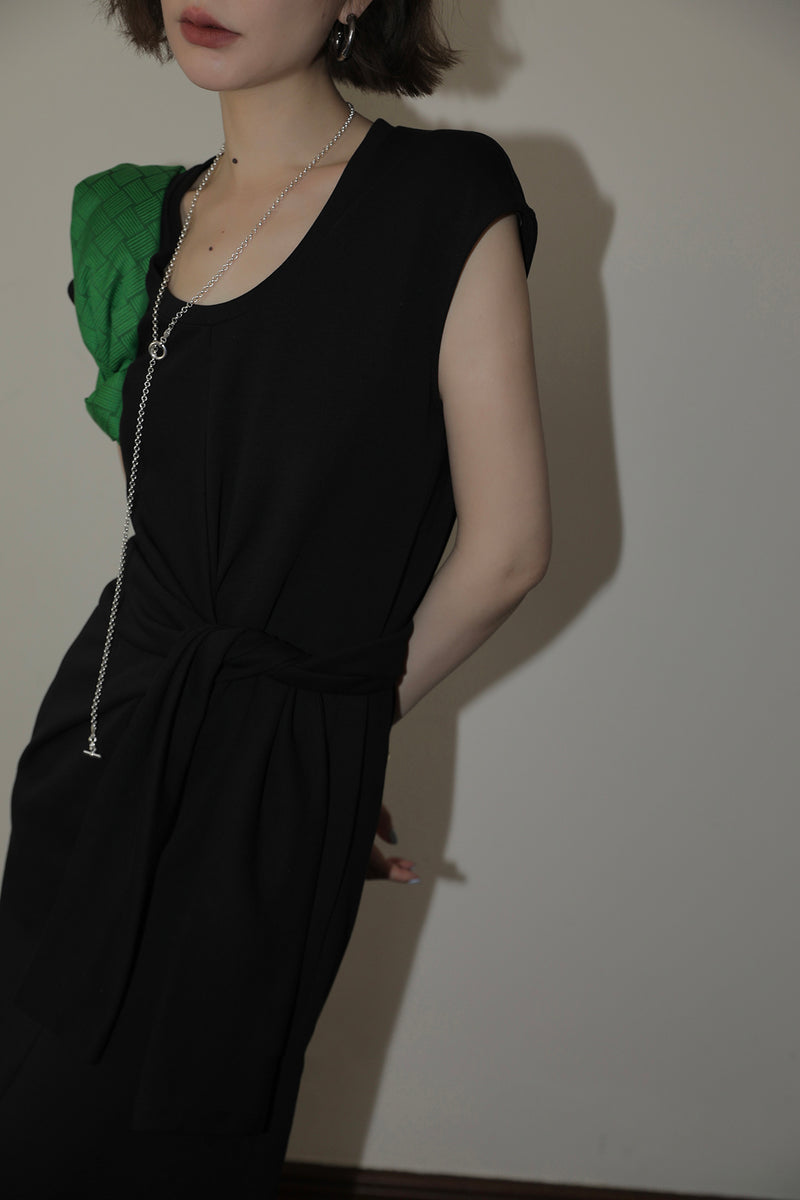 Wraparound T-shirt Dress (ready stock in black/ 2 colours)