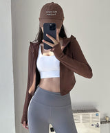 Cropped sports jacket (preorder/ 4 colours)