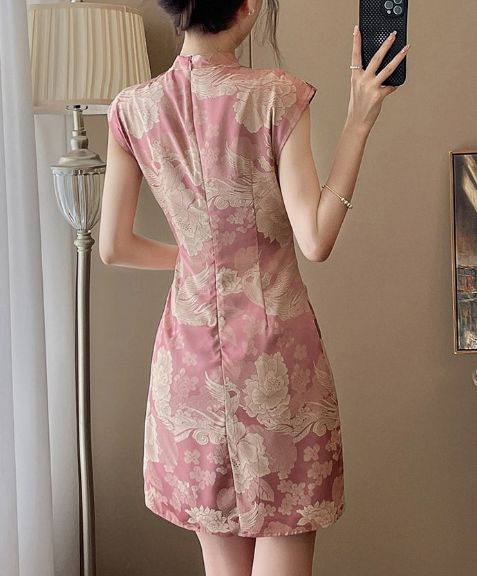 Rosy Garden Cheongsam (ready stock in S)