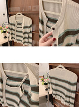 Susie knit cardigan and top set (preorder/ 2 colours)