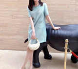 Babyblue dress (ready stock in S&L)