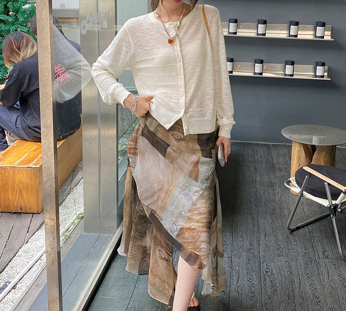 Earthy skirt (preorder)