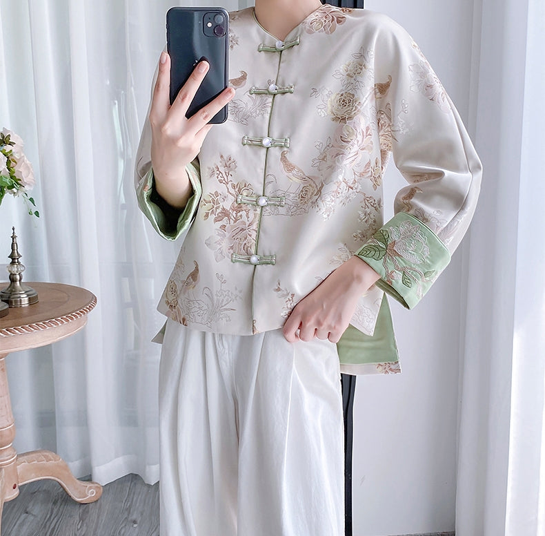 Dyana cheongsam top (preorder/ 2 colours)