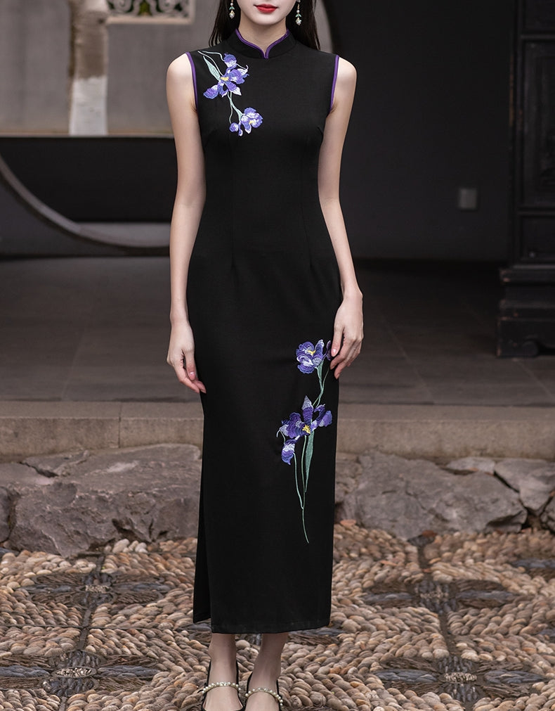 Orchid cheongsam (preorder/ 2 styles)