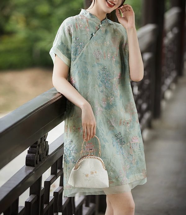 Opus cheongsam (preorder/ 2 lengths)