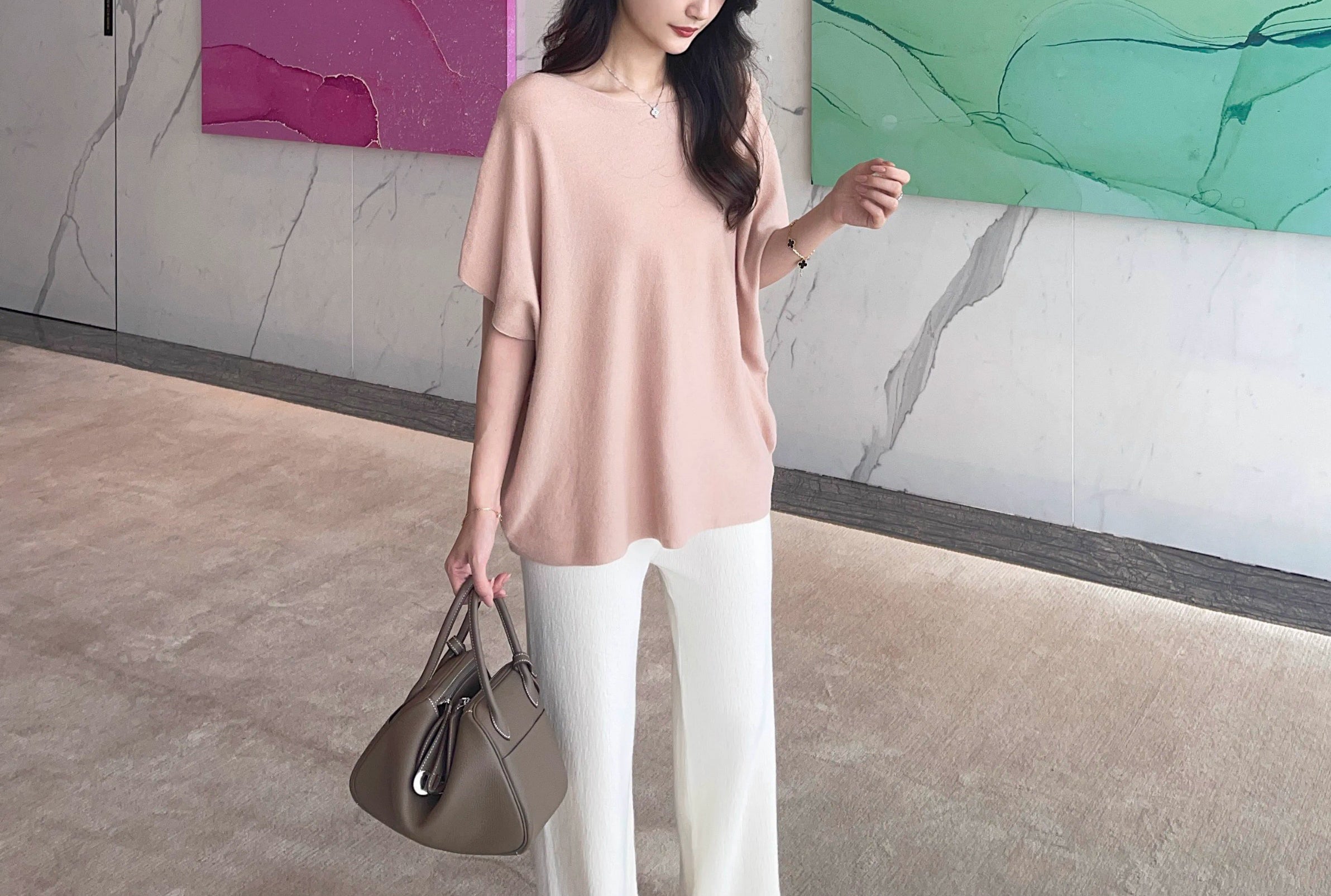 Iris top (ready stock in pink/ 4 colours)