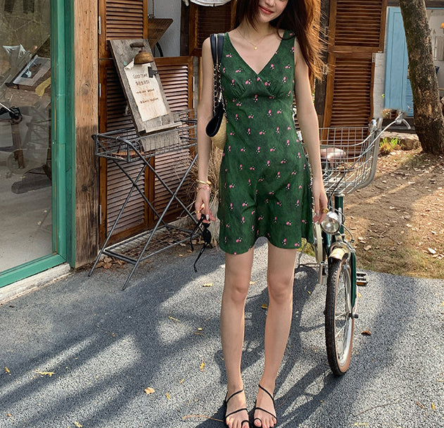 Fue floral dress (preorder/ 2 colours)