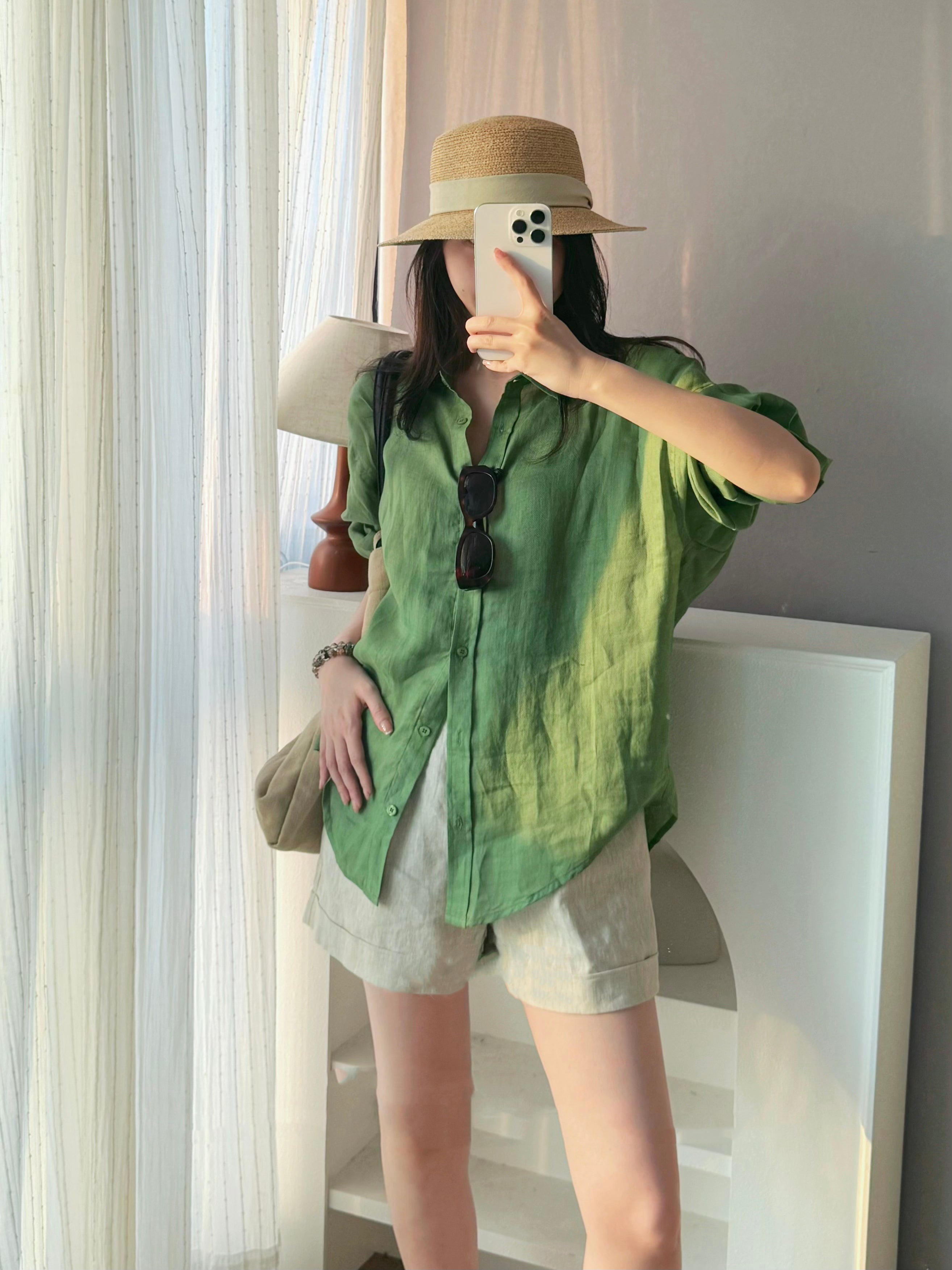 Ramie linen shirt (preorder/ 6 colours)