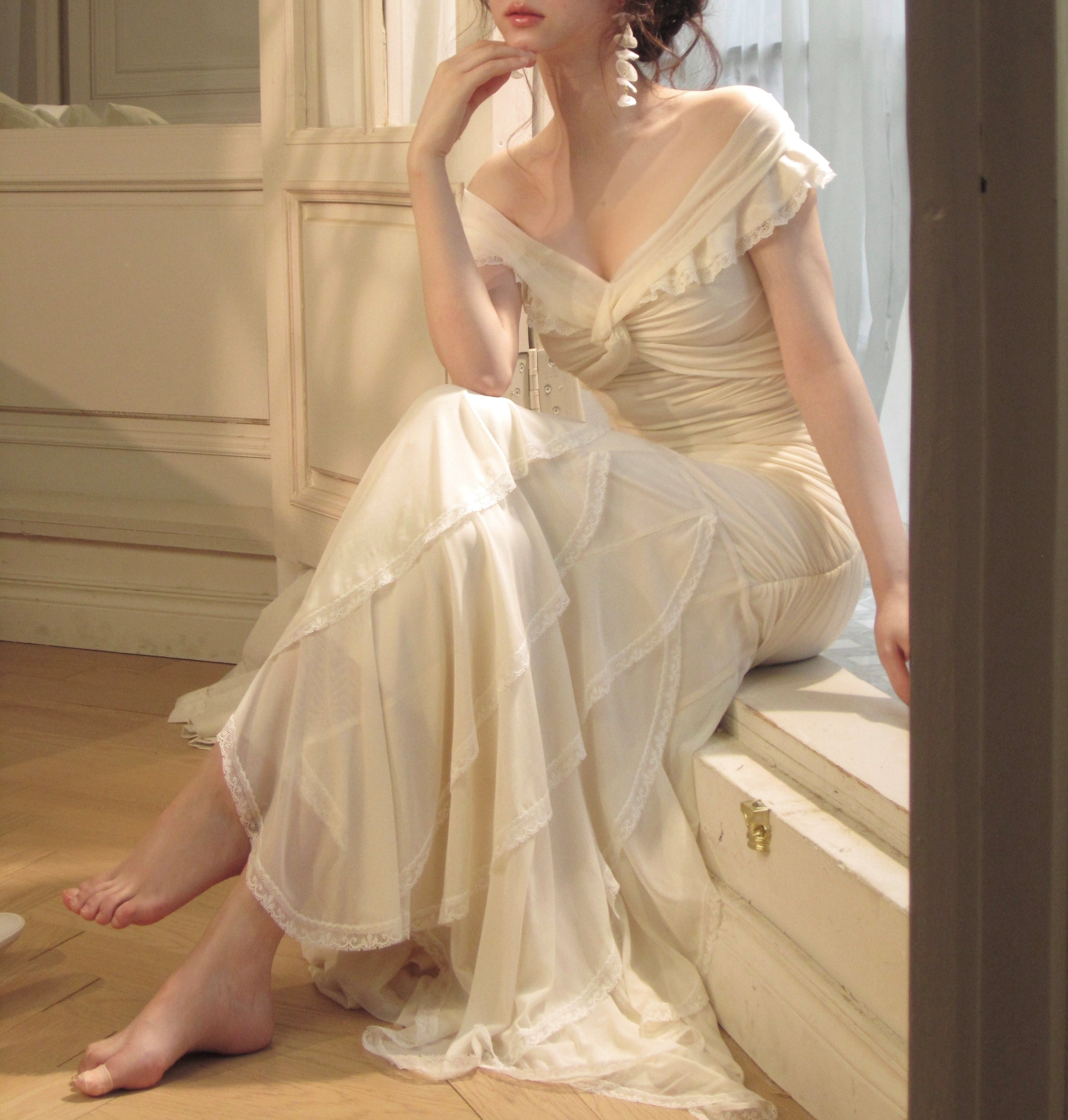 Evanescence dress (ready stock in midi (S)/ 2 lengths)