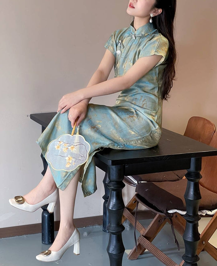 Emerald sheen cheongsam (preorder)