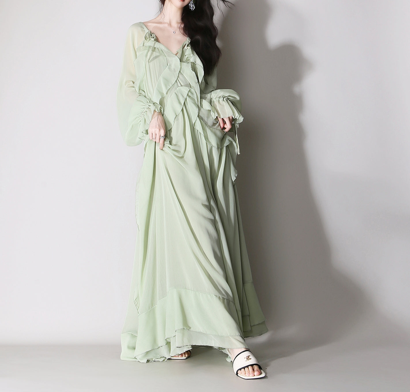 Mint maxi dress (preorder)