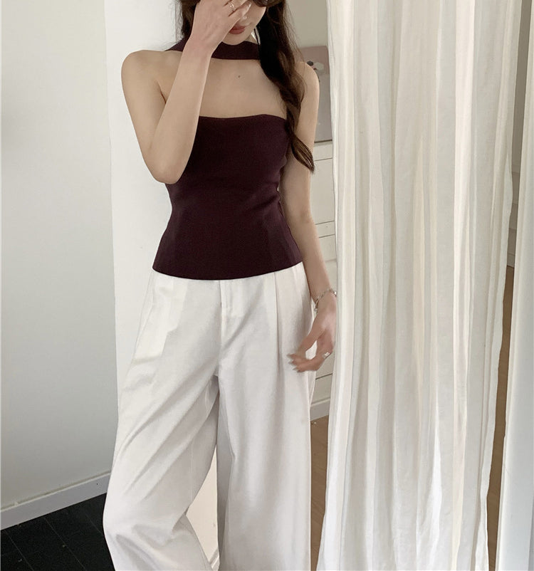 Penelope halterneck top (preorder/ 4 colours)