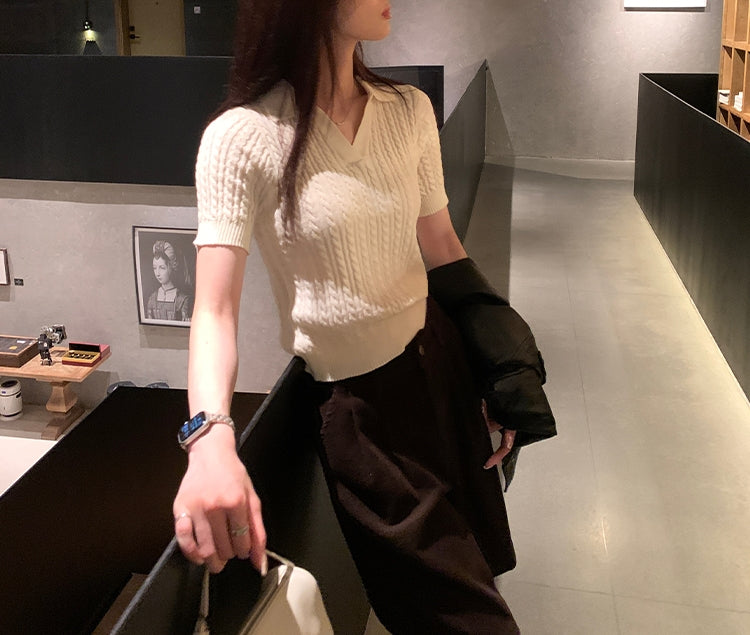 Oxford braided top (preorder/ 2 colours)