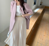 Floe blazer (ready stock in purple/ 2 colours)