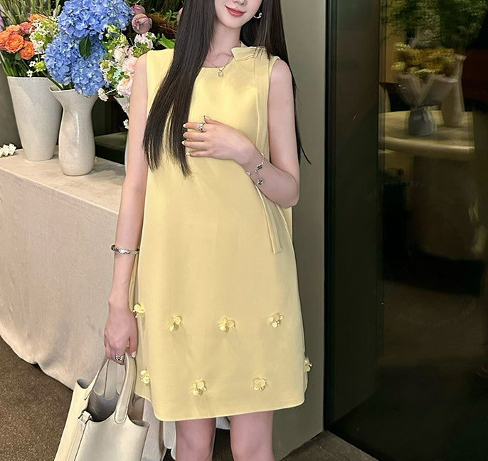 Francoise dress (ready stock in yellow (L)/ 2 colours)