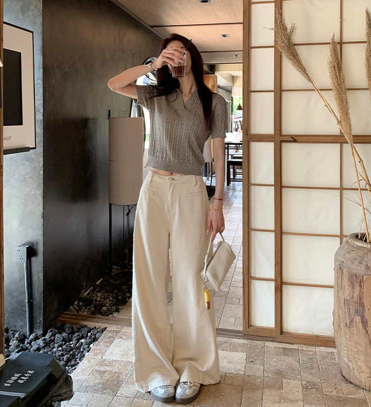 Oxford braided top (preorder/ 2 colours)