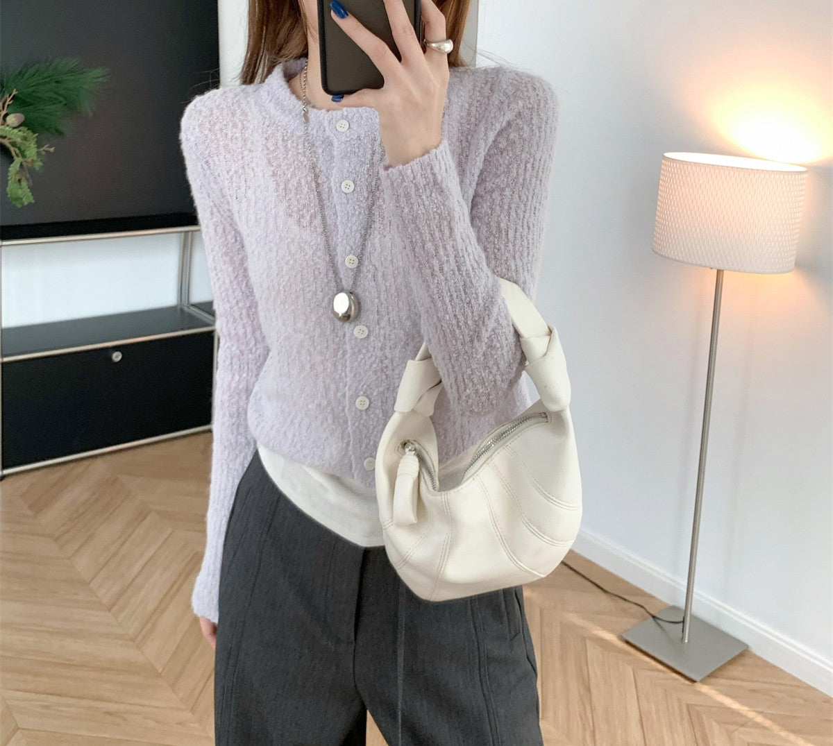 Dopamine fleece cardigan (preorder/ 7 colours)
