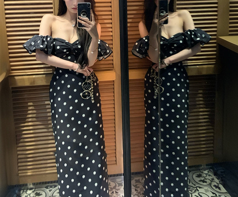 Polky dress (preorder/ 2 colours)