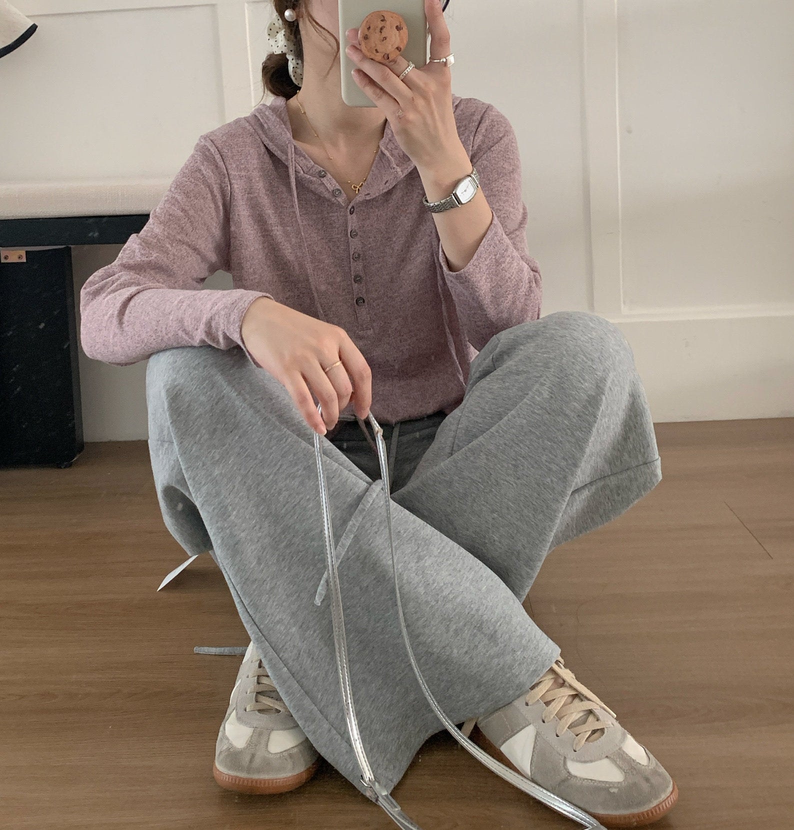 Hoodie slouch top (preorder/ 4 colours)