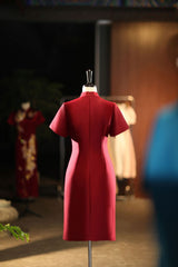 Regus dress (ready stock in red (L&3XL)/ 3 colours)