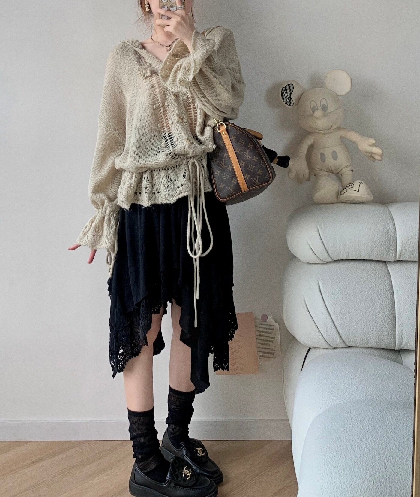 Boho asymmetrical skirt (preorder)