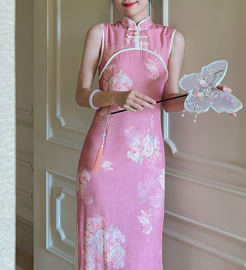 Sandrose cheongsam (preorder/ 2 colours)