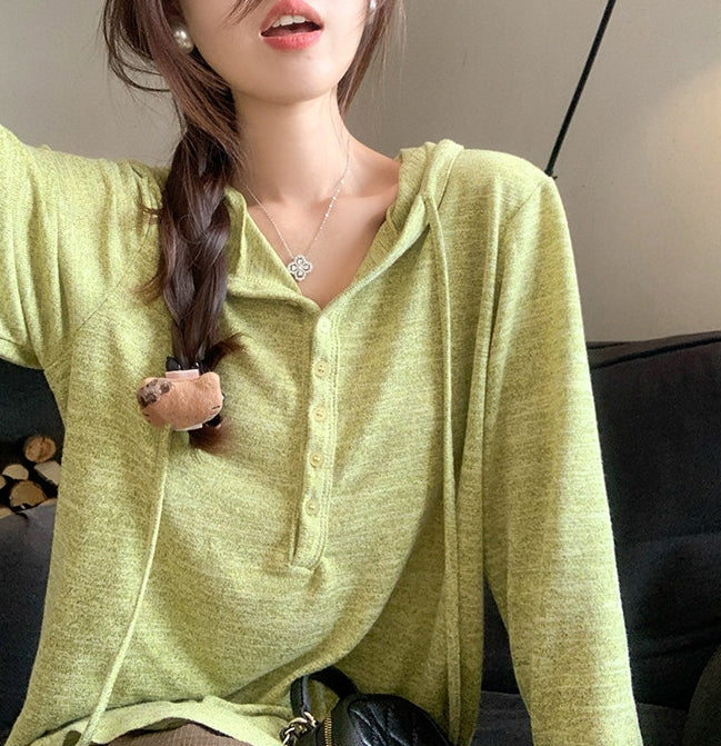 Hoodie slouch top (preorder/ 4 colours)