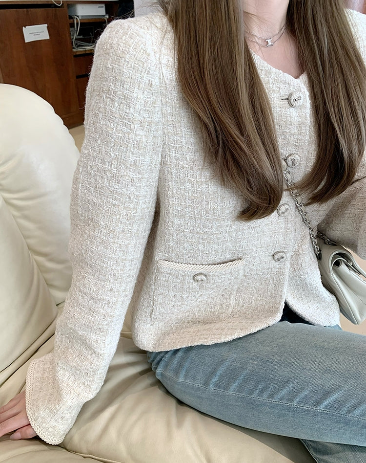 Donegal jacket (ready stock in khaki (S)/ 2 colours)