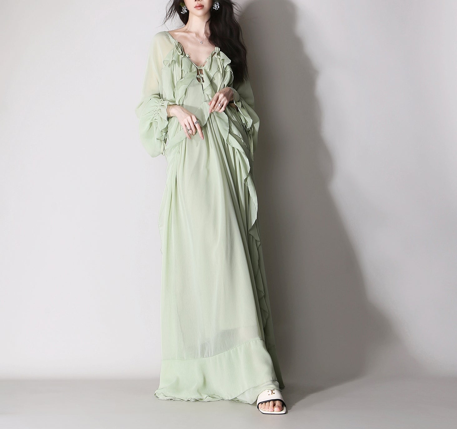 Mint maxi dress (preorder)
