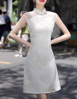 Veil cheongsam (preorder/ 2 colours)