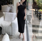 Ivor dress (ready stock in black and pink (S)/ 2 colours)