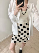Checkered Skirt (ready stock in XS&S)