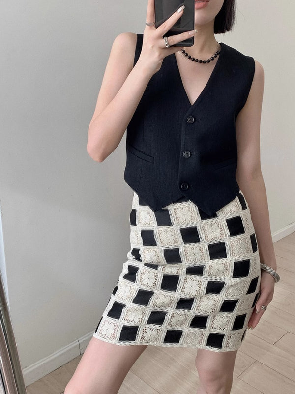 Checkered Skirt (preorder)