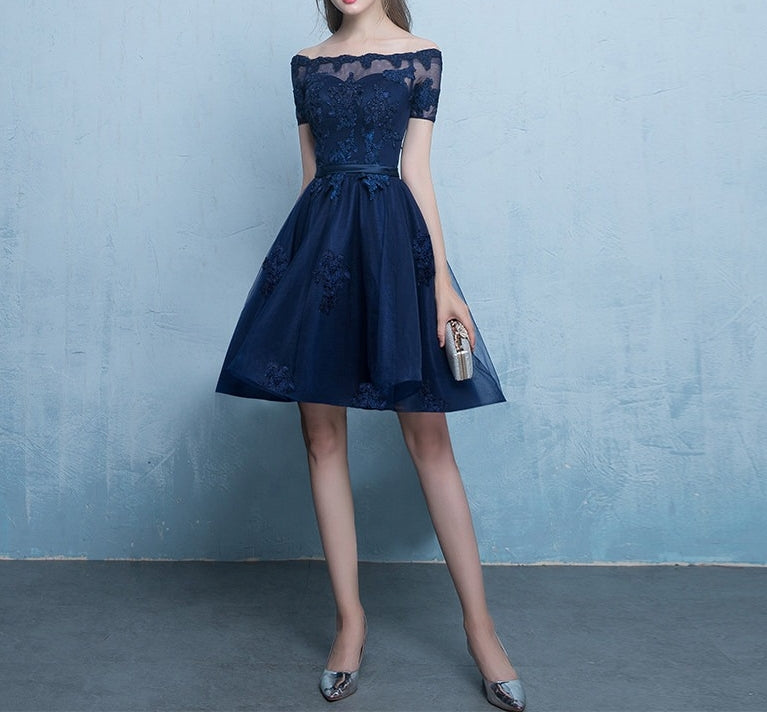 Christine gown (ready stock in navy (XL&3XL/maxi length)