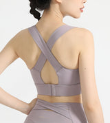 Peckaboo sports bra (ready stock in purple (S)/ 7 colours)