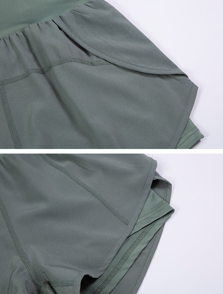 Tulip Sport Shorts (ready stock in black (S&XL) & green (M)/ 2 colours)