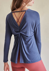 Ruched Long Sleeve Top (preorder/ 4 colours)