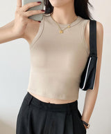 Cropped Tank Top (ready stock in XL/ 4 colours)