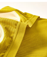Cropped Tank Top with Built-in Paddings (ready stock in yellow (XL)/ 5 colours)