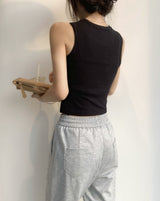 Cropped Tank Top (ready stock in XL/ 4 colours)