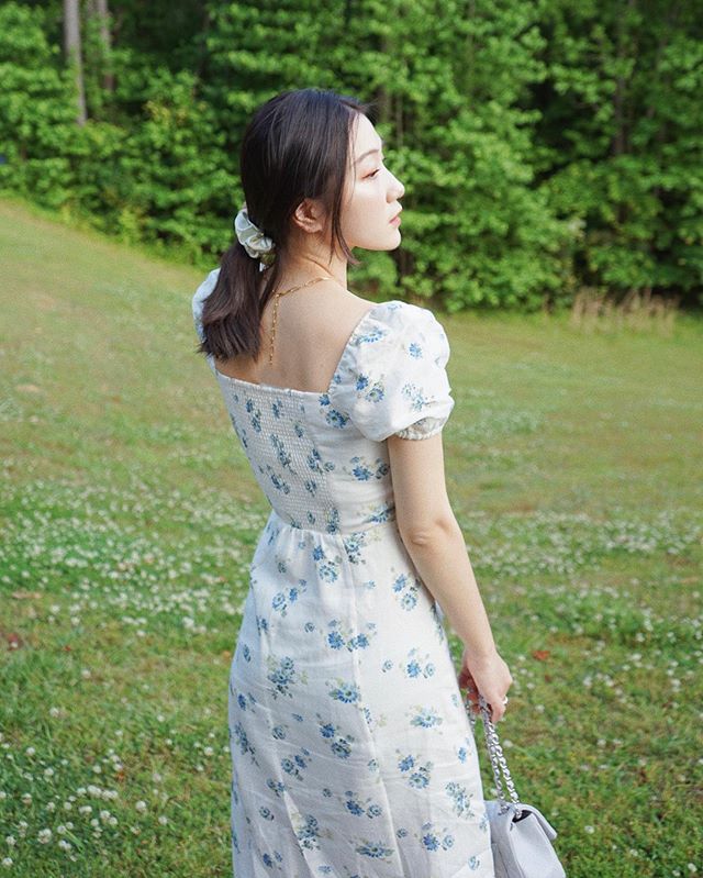 Davis floral dress (preorder)