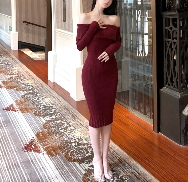 Frey dress (ready stock in red/ 3 colours)